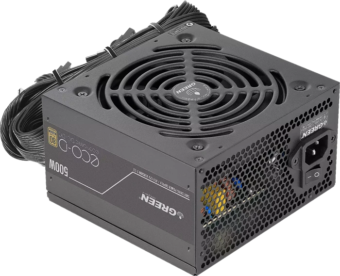 منبع تغذیه کامپیوتر گرین مدل GREEN GP500A-ECO D