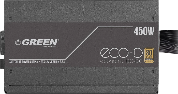 پاور گرین ۴۵۰ وات مدل GP450A-ECO D