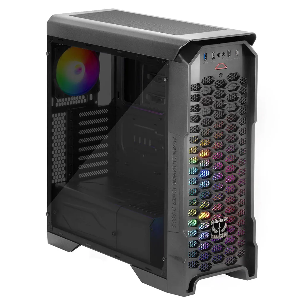 کیس کامپیوتر گرین مدل Striker frgb